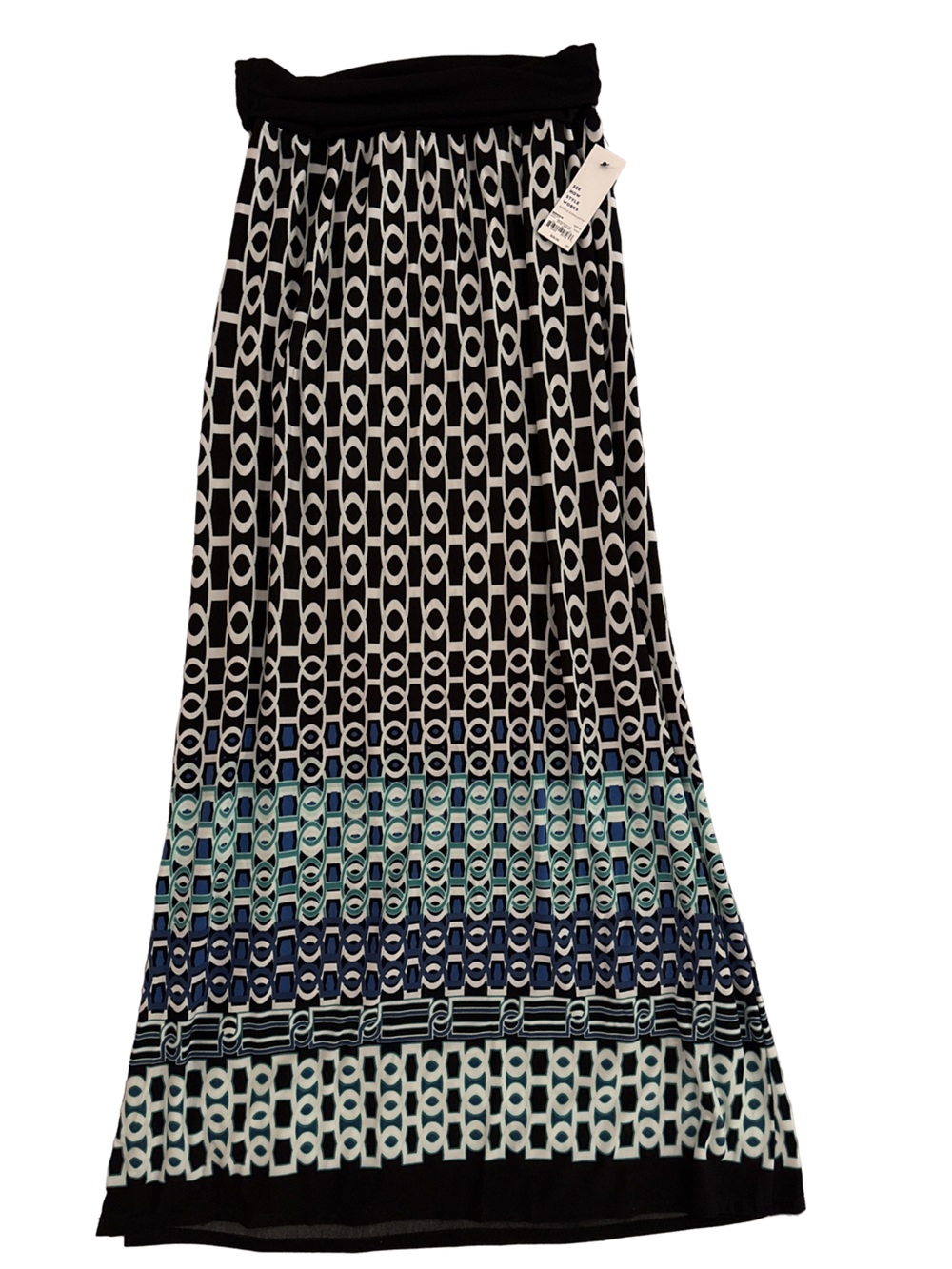 Kohl's Black and White Patterned Women’s Skirt